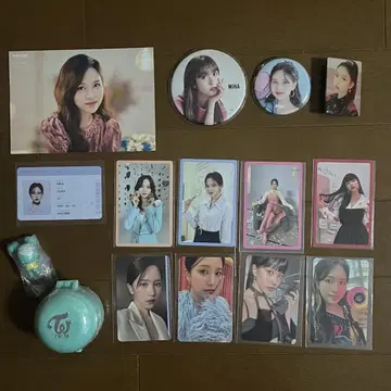 twice mina 묶음 판매 트레이딩 카드 캔뱃지 미브리 미나 가챠