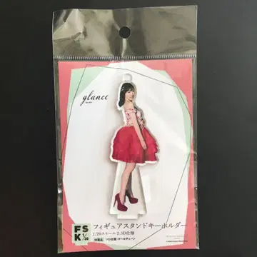 모닝구무스메. 후쿠무라 미즈키 피규어 스탠드 키링 glance E