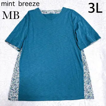 민트브리즈 반팔 튜닉 2XL 3L mint breeze 꽃무늬