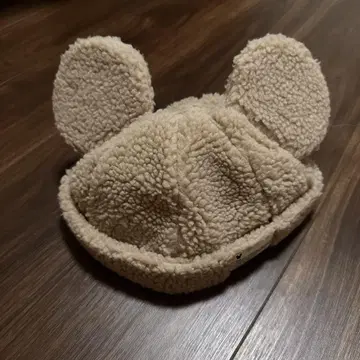 미키마우스 귀 달린 보아 모자