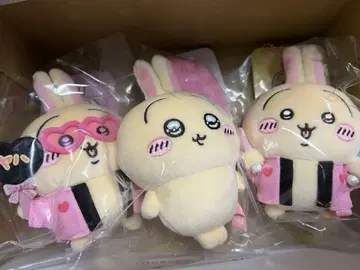 미사용 치이카와 토끼 덕질 마스코트 2종 깔끔한 눈 마스코트 세트