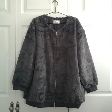 미사용 새상품 시마무라 size 4L 노카라 퍼 블루종 자켓