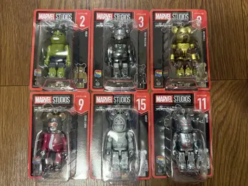 해피 복권 MARVEL BE@RBRICK 베어브릭상 6개 세트