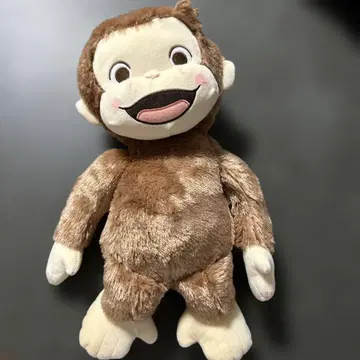 호기심 많은 조지 빨간 볼 L 봉제 인형 퓨어 아키라 Ver.