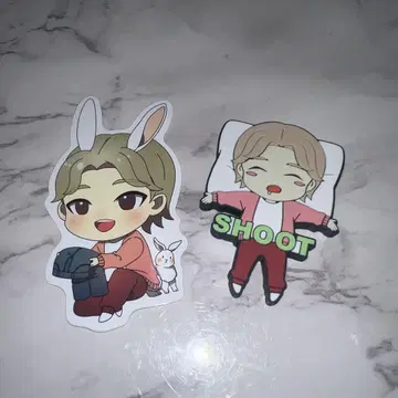 굿나잇 BUDDiiS SHOOT 모리 슈토 스티커 마그넷 2개 세트