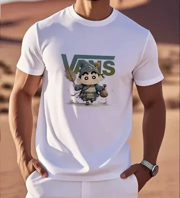 짱구는 못말려(크레용 신짱) T셔츠 VANS 반스 콜라보 XL