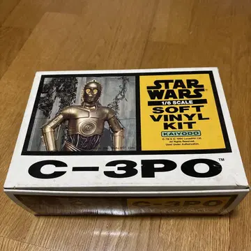 스타 워즈 C3PO 1/6 카이요도 소프트 비닐 키트 조립 키트입니다.
