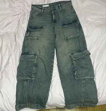 ZARA 카고 데님 팬츠