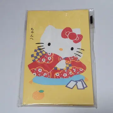 헬로키티 복주머니 산리오 레트로 스티커
