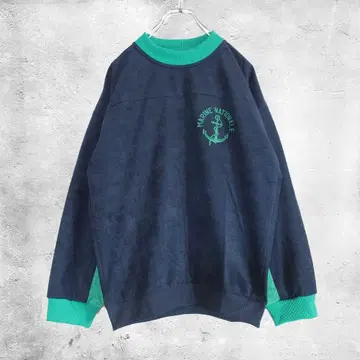 [ 데드스탁 ] 프랑스 해군 트레이닝 맨투맨 벨벳 88C