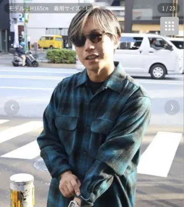백넘버 보드 셔츠 FJ 플란넬 셔츠