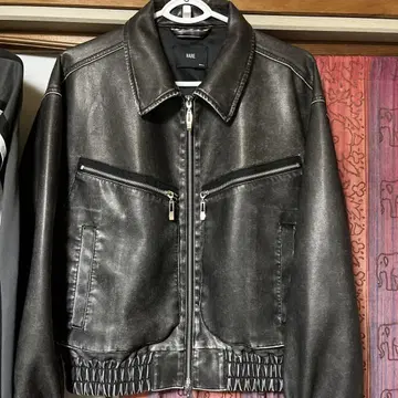 [ SET UP 대응 ] LEATHER 컴팩트 블루종