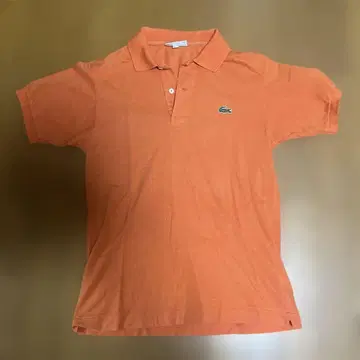 LACOSTE 오렌지 피케 셔츠