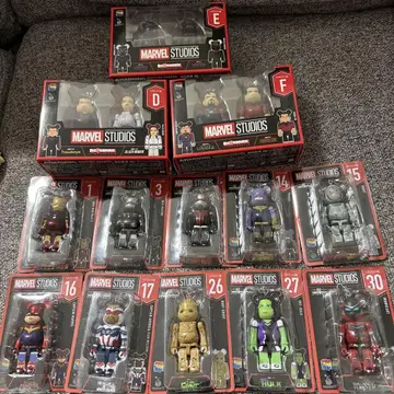 해피 복권 MARVEL BE@RBRICK 세트