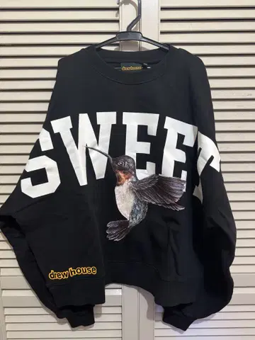 drew house SWEET 맨투맨 XS/S 블랙