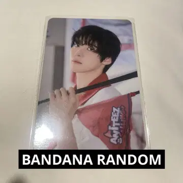 ateez aniteez 반다나 랜덤 트레이딩 카드 윤호