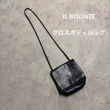 새상품급 IL BISONTE 크로스 바디백 가죽 숄더백