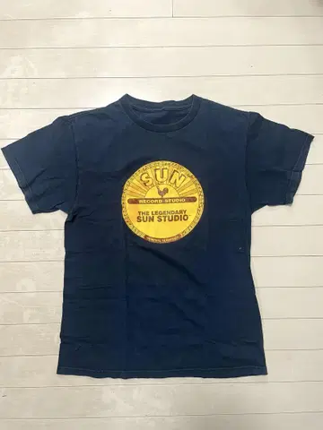 SUN RECORD STUDIO 티셔츠 네이비