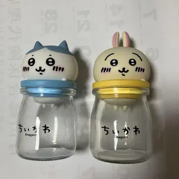 치이카와 (먼작귀) 하치와레 토끼 유리병 수납 용기