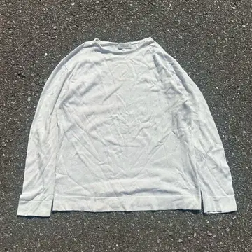 John Smedley 크루넥 긴팔 씨 아일랜드 코튼 M 그레이