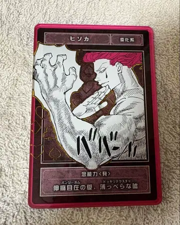 HUNTER x HUNTER 히소카 스탯 카드