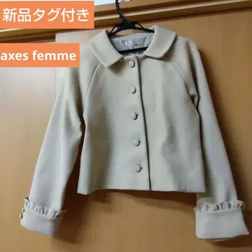 [택 포함 미사용 새상품] 엑시즈팜 axes femme 숏코트