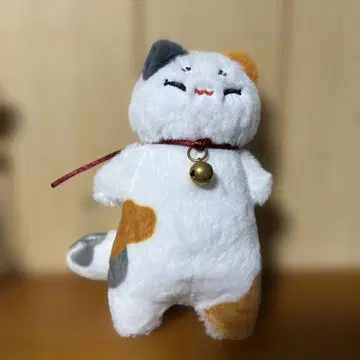 삼색 고양이 키링 봉제 인형