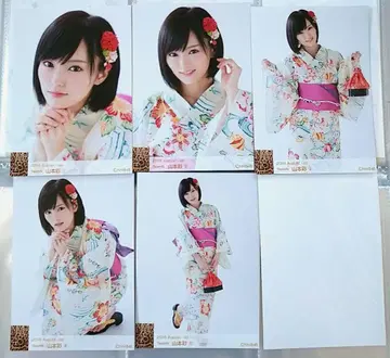 NMB48 야마모토 사야카 개별 브로마이드 2016.August 유카타