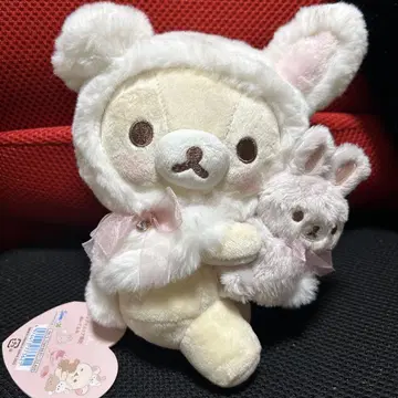 코리락쿠마와 토끼 티타임 봉제 인형