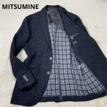 MITSUMIN 미츠미네 울 코튼 엘보 패치 언라이닝 자켓