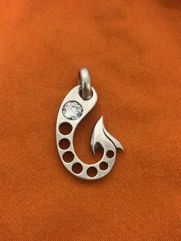 낚시 바늘 silver925 목걸이 펜던트 탑