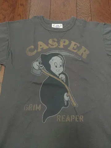 TOYS McCOY casper T셔츠 M 차콜 그레이