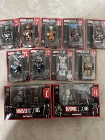 MARVEL STUDIOS 베어브릭 피규어