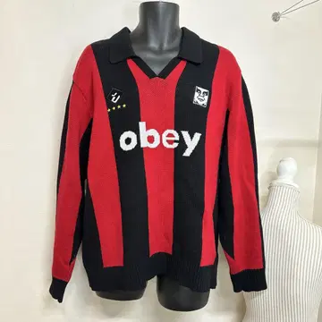 obey Soccer Jersey Sweater 오베이