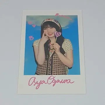 노기 카페 혜택 폴라로이드풍 스티커 오가와 아야
