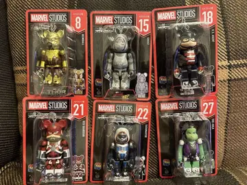 MARVEL BE@RBRICK 베어브릭 6체 세트