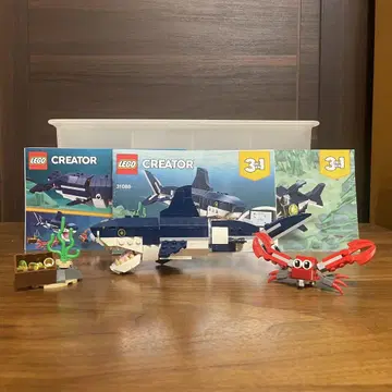 레고 LEGO 크리에이터 31088 심해 생물 상자 없음
