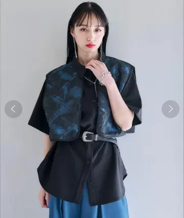 자카드 플래시 레귤러 셔츠(HARE)