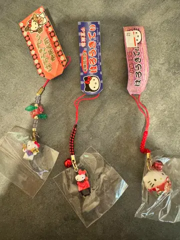 헬로키티 지역 한정 스트랩 3개 세트