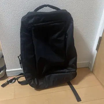 무인양품 어깨 부담을 줄이는 발수 나일론 비즈니스 럭색 블랙