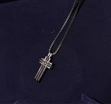 SWAROVSKI 스와로브스키 목걸이 크로스 십자가