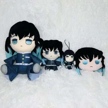 레어 새상품급 귀멸의 칼날 토키토 무이치로 봉제 인형 마스코트 세트