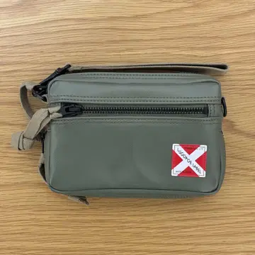러기지 라벨 라이너 파우치 S 빨간색 X