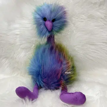 jellycat Rainbow Pompom 타조 레인보우 봉제 인형