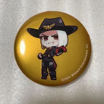 오버워치 red 도쿄 타워 메탈릭 캔뱃지 아쉬