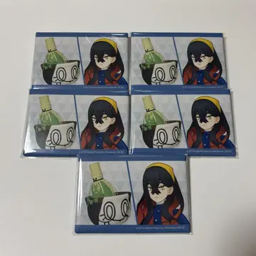 포켓몬 마스터즈 제니 콜라보 고양이 캔뱃지 5개