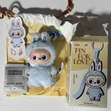 LABUBU 러브러브 봉제 인형 펜던트 PIN FOR LOVE D