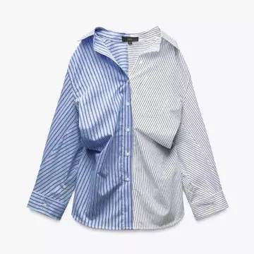 ZARA 오버 사이즈 스트라이프 셔츠
