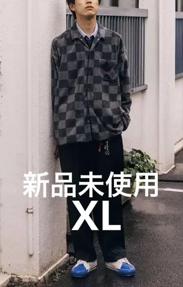[ 미사용 새상품 ] VANS VARSITY 롱 슬리브 셔츠 XL 플리스