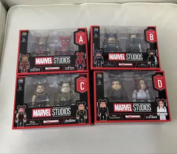 MARVEL BE@RBRICK Happy 복권 ABCD 세트